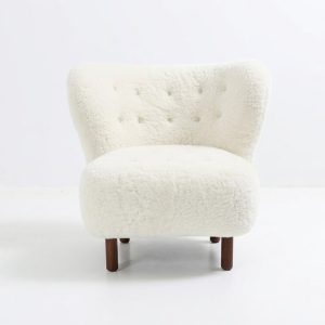 Little Sherpa Petra Chair White Real Sheepksin