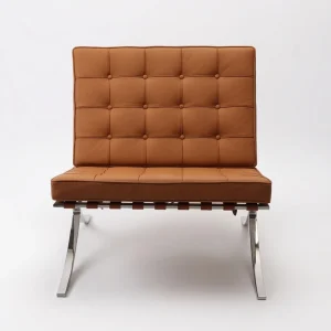 Barcelona Chair Brown Top Grain Leather