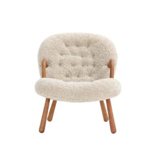 Cashmere Arctander Clam Chair