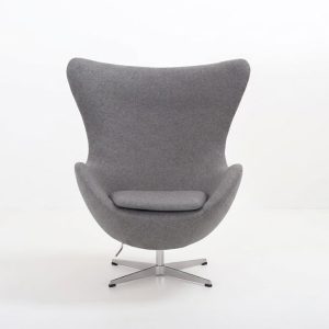 Fabric Egg Chair Grey
