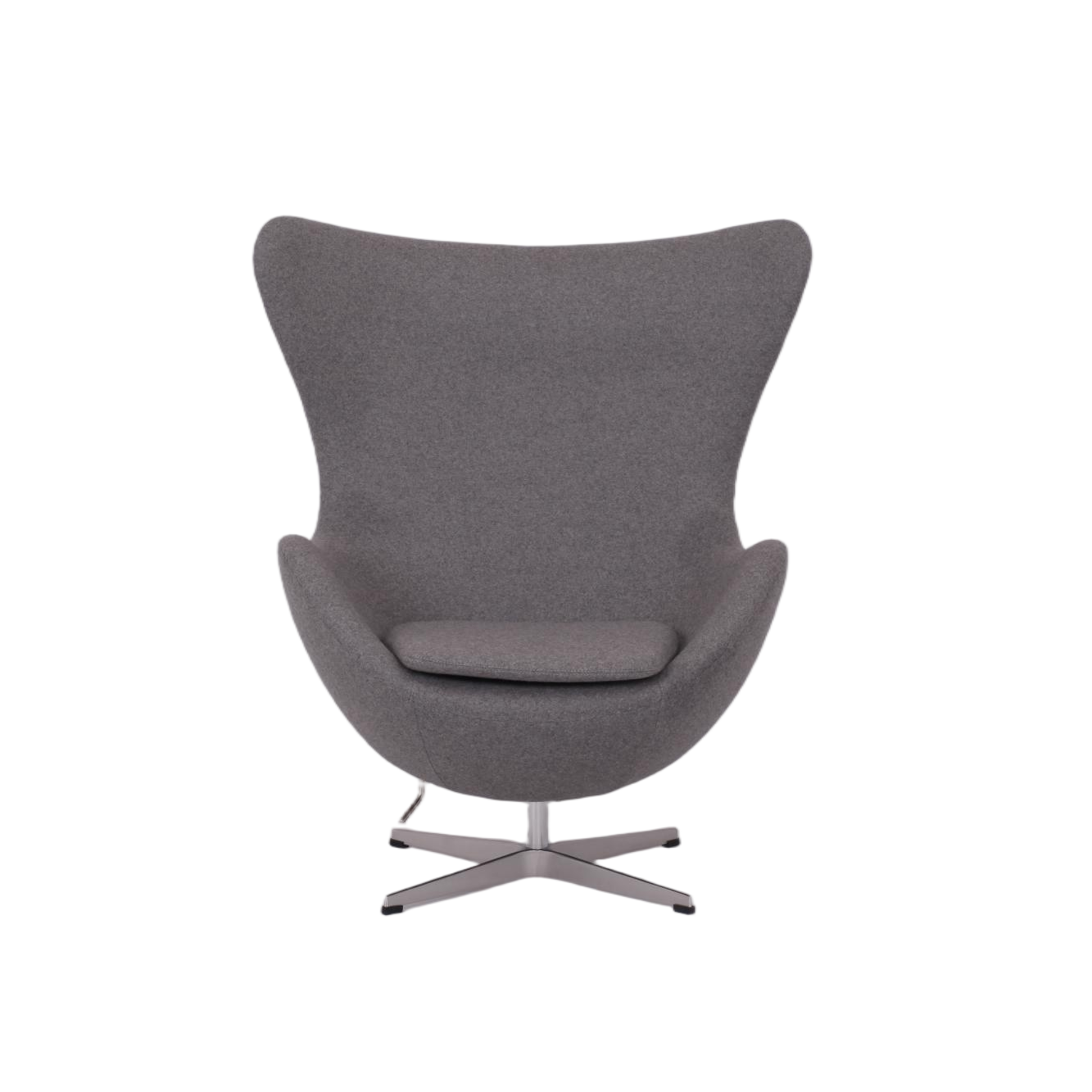 Fabric Egg Chair Grey