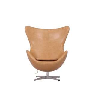 Leather Egg Chair Yellow