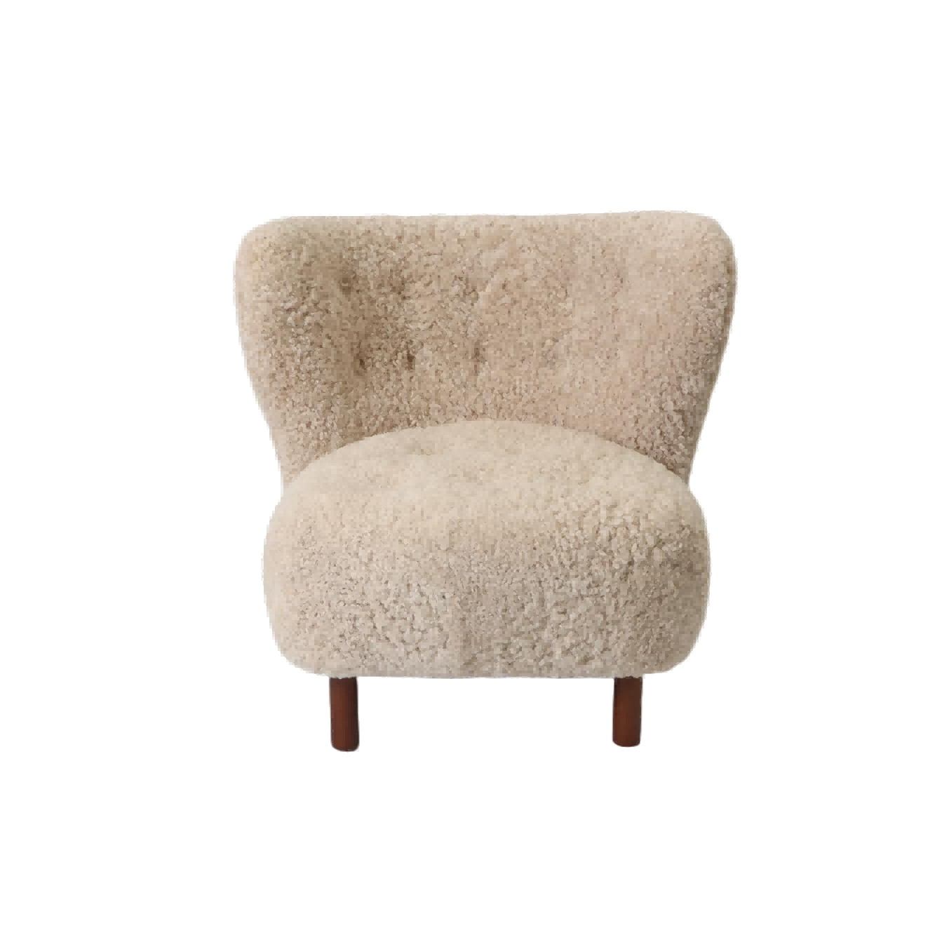 Little Sherpa Petra Chair Light Brown Real Sheepksin
