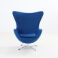 Egg Chair SKU 15003CW023 Azure Blue Wool