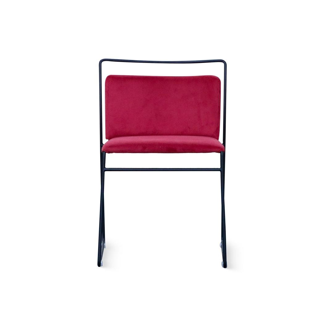 W55 Tulu Chair Red Velvet