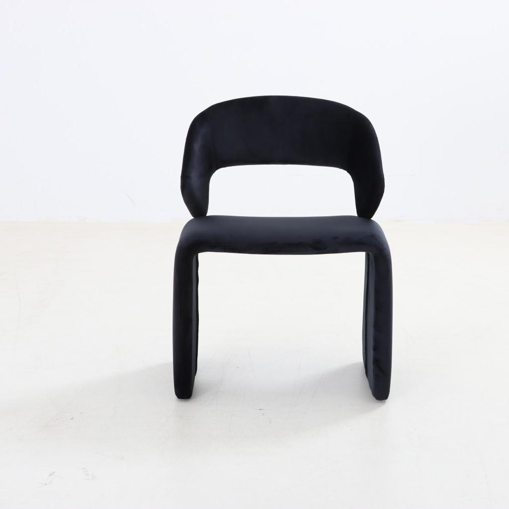 Suit Chair Black Velvet