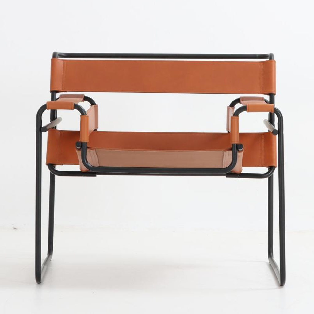 Wassily Chair Dark Tan Premium Leather