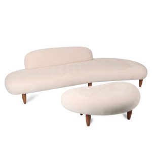 Noguchi Freeform Sofa and Ottoman