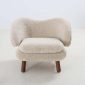 Pelican Chair SKU15017RS003 Beige Grey Sheepskin