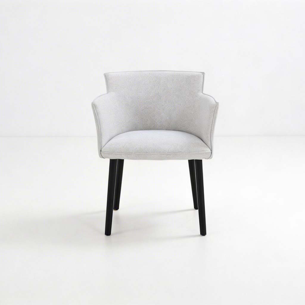 Pince Chair Light Grey Chenille