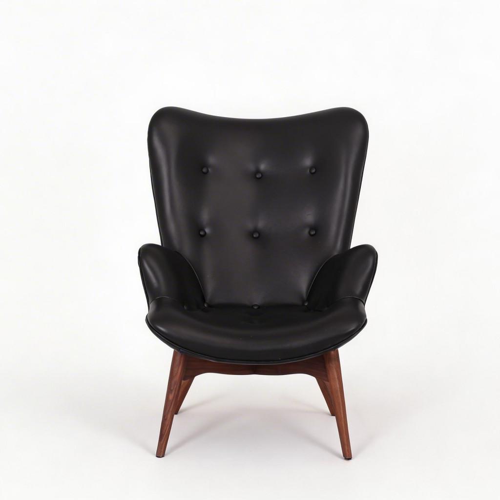 Grant Featherston Chair Black Premium Leather