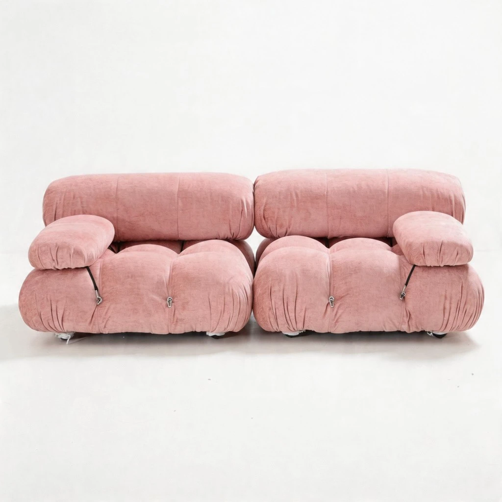 Mario Belini Sofa Combination 001 Light Pink Chenille